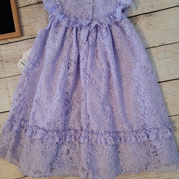 NWT Girls Spring Dress Purple ✨️ - Picture 10 of 16